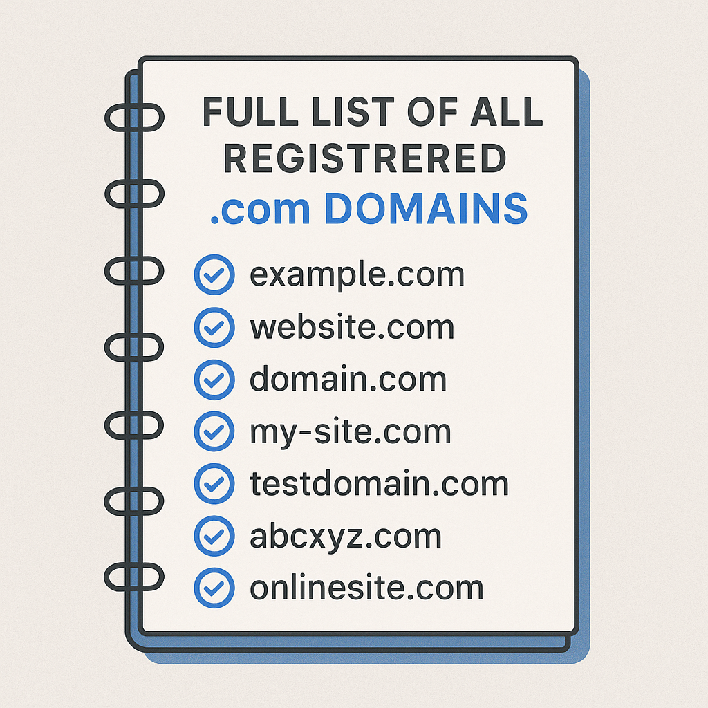 Where to Download a Full List of All Registered .com Domains in 2025